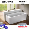 Bồn tắm đặt sàn cao cấp BRAVAT B25705W-5 1.7m