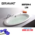 Bồn tắm âm sàn massage cao cấp BRAVAT B25712W-6 1.7m