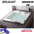 Bồn tắm âm sàn massage cao cấp BRAVAT B25823DW-8W 1.8m