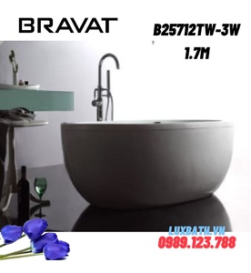 Bồn tắm đặt sàn cao cấp BRAVAT B25712TW-3W 1.7m