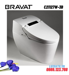 Bồn cầu cảm ứng BRAVAT C21127W-3B