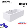 Bồn tắm đặt sàn cao cấp BRAVAT B25809W-5 1.8m 