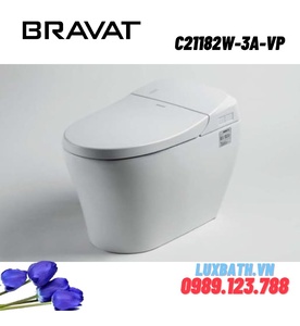 Bồn cầu cảm ứng BRAVAT C21182W-3A-VP