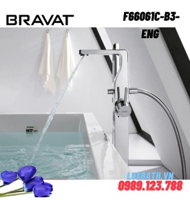 Vòi xả bồn tắm đặt sàn cao cấp Bravat F66061C-B3-ENG