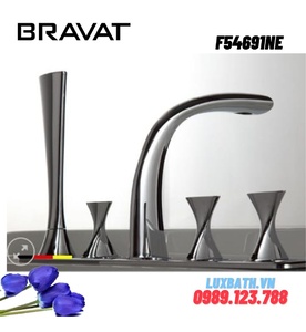 Vòi xả bồn tắm gắn bồn cao cấp Bravat F54691NE