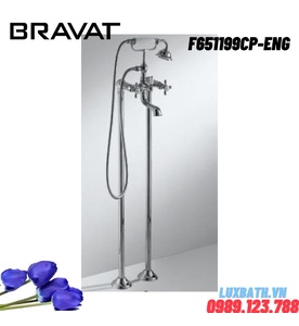 Vòi xả bồn tắm đặt sàn cao cấp Bravat F651199CP-ENG