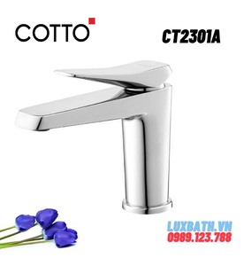 Vòi rửa mặt lavabo nóng lạnh COTTO CT2301A
