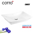 Chậu rửa mặt đặt bàn COTTO C09117