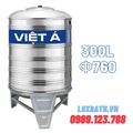 Bồn Nước Inox SUS304 Việt Á 300L Đứng