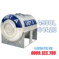 Bồn Nước Inox SUS304 Việt Á 4500L Nằm VA 4500N F1380