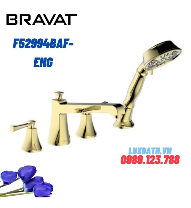 Vòi xả bồn tắm gắn bồn Bravat F52994BAF-ENG