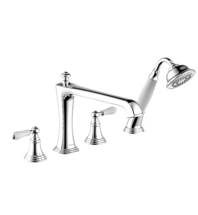 Vòi Xả Bồn Tắm Gắn Bồn Bravat F55193CP-ENG