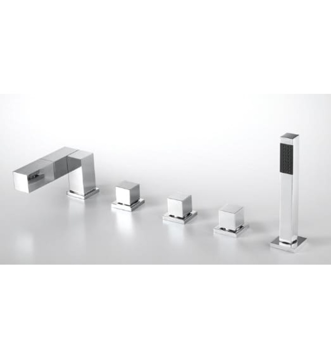 Vòi xả bồn tắm gắn bồn Bravat F564124C-1-ENG