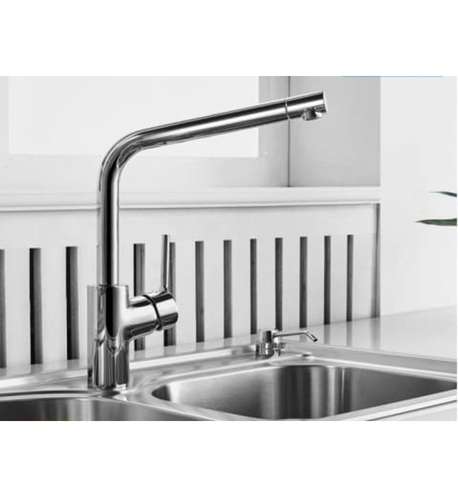 Vòi rửa bát nóng lạnh cao cấp Bravat F7172217CP-ENG