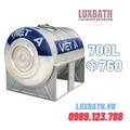 Bồn Nước Inox SUS201 Việt Á 700L Nằm VA 700N 201