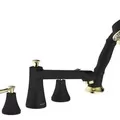 Vòi xả bồn tắm gắn bồn Bravat F52994BLK-BAF-ENG