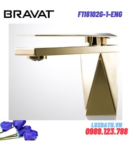 Vòi rửa mặt Lavabo cao cấp BRAVAT F118102G-1-ENG
