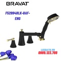 Vòi xả bồn tắm gắn bồn Bravat F52994BLK-BAF-ENG