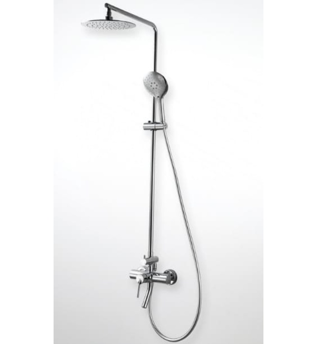 Sen tắm cây đứng nóng lạnh Bravat F6172217CP-A-ENG