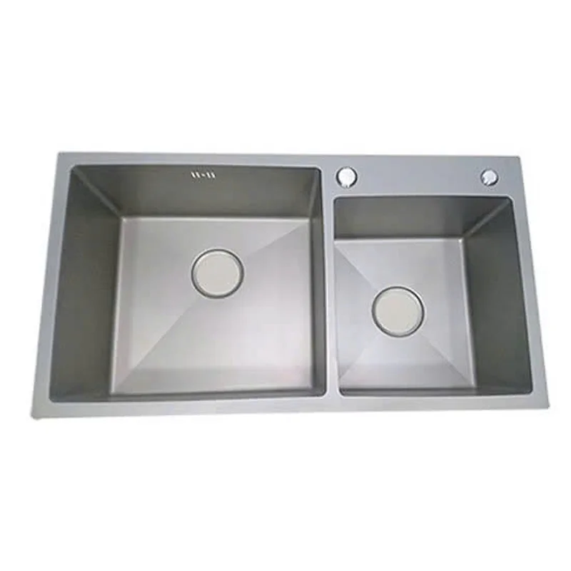 Chậu rửa bát 2 hố lệch Ecofa ESD 7743 (770x430) 