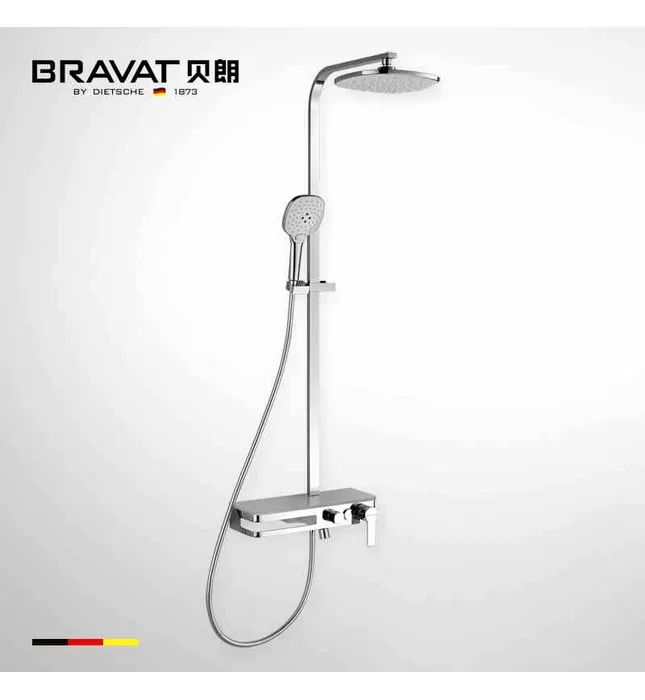 Sen tắm cây đứng nóng lạnh Bravat F6277312CP-A