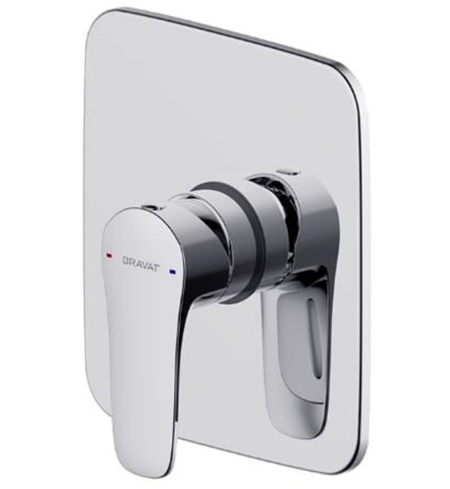 Bộ điều chỉnh nhiệt độ sen tắm Bravat PB8173218CP-ENG