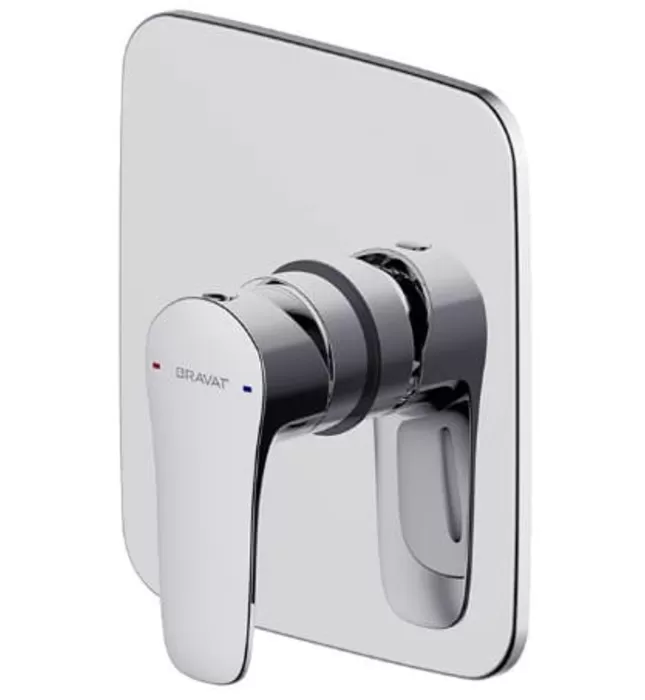Bộ điều chỉnh nhiệt độ sen tắm Bravat PB8173218CP-ENG