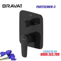 Bộ điều chỉnh nhiệt độ sen tắm Bravat PB8173218BW-3