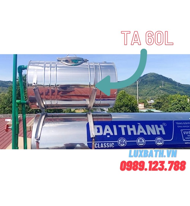 Bình Bồn Nước Phụ Tân Á 50L Ngang TA 50N