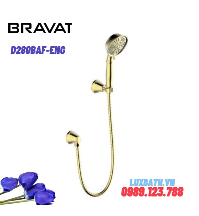 Bát sen tắm cầm tay cao cấp Bravat D280BAF-ENG