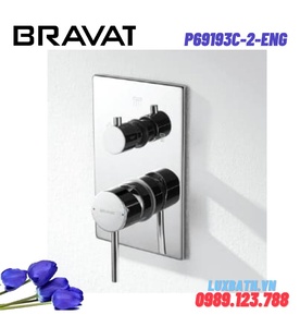 Bộ điều chỉnh nhiệt độ sen tắm Bravat P69193C-2-ENG