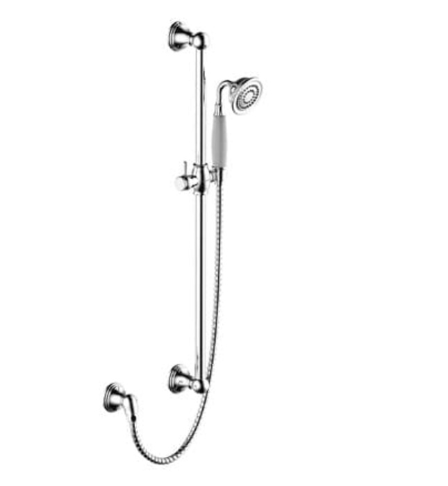 Thanh Trượt Sen Tắm kèm bát sen Bravat D278CP-ENG