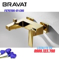 Củ sen tắm nóng lạnh Bravat F676110G-01-ENG mạ vàng 