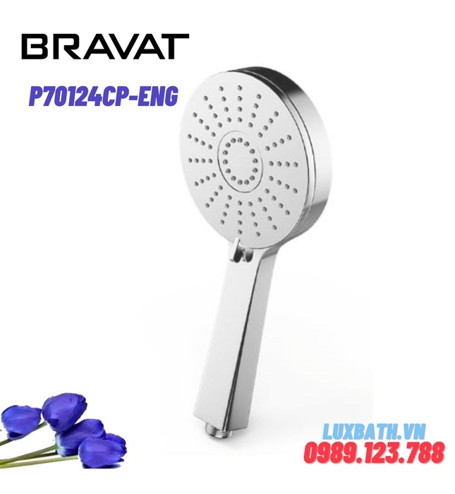 Bát sen tắm cầm tay cao cấp Bravat P70124CP-ENG