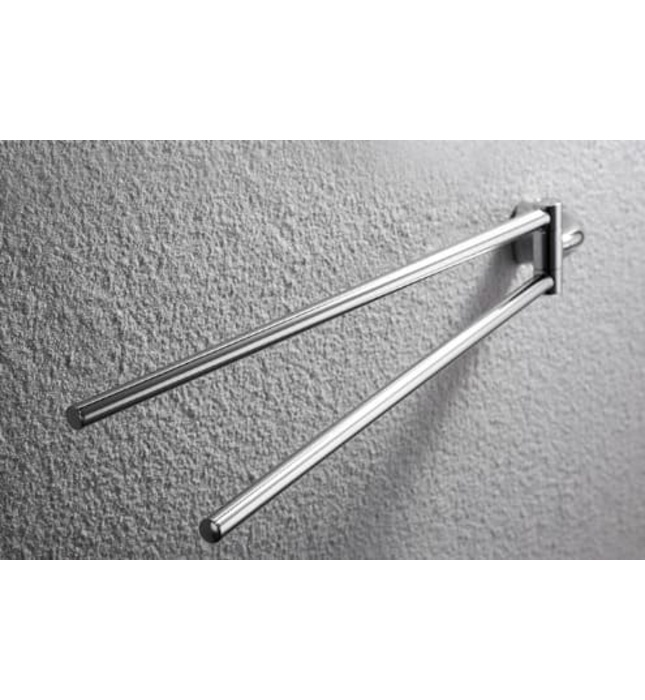 Thanh treo khăn đôi cao cấp Bravat D7356C-ENG