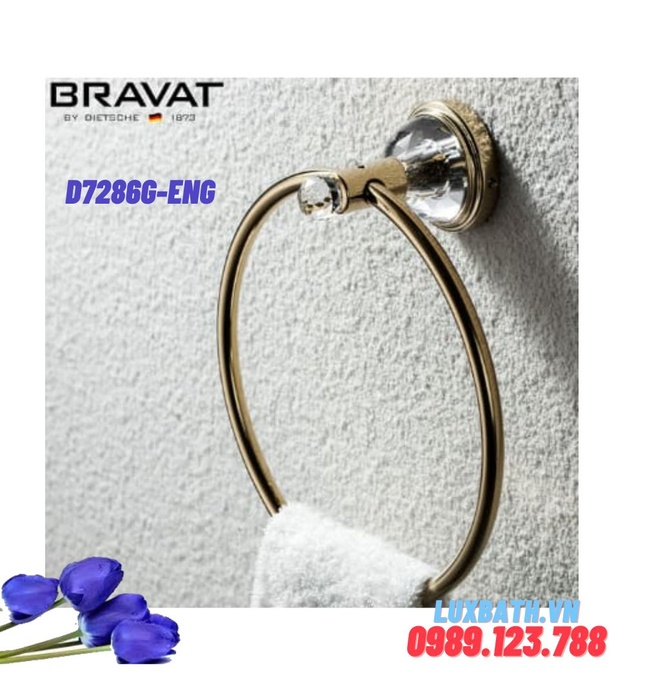 Vòng treo khăn cao cấp Bravat D7286G-ENG
