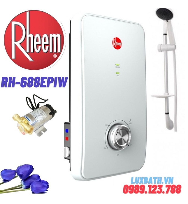 Máy Nước Nóng Trực Tiếp Rheem Performance Plus RH-688EPiW Có Bơm