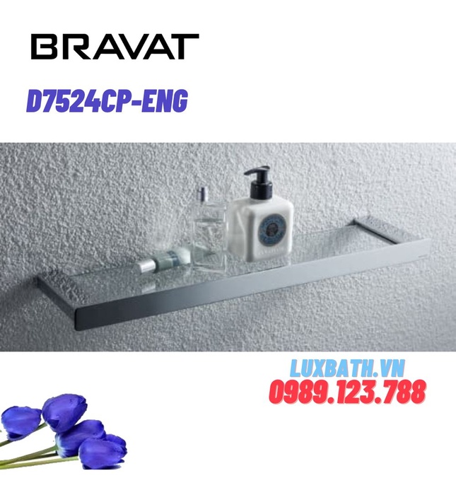 Kệ kính dưới gương Bravat D7524CP-ENG