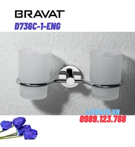 Kệ cốc đôi cao cấp Bravat D736C-1-ENG