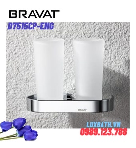 Kệ cốc đôi cao cấp Bravat D7515CP-ENG