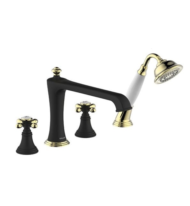 Vòi xả bồn tắm gắn bồn cao cấp Bravat F551199BW-BAF