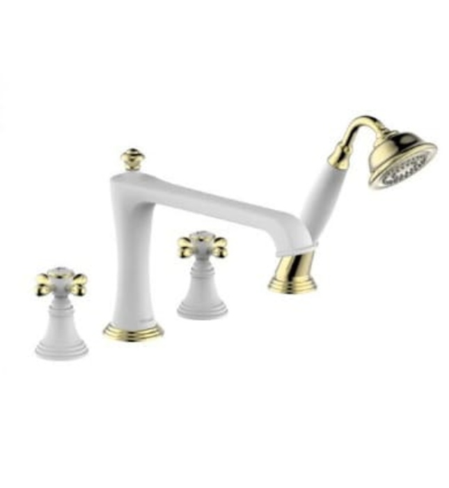 Vòi xả bồn tắm gắn bồn cao cấp Bravat F551199NP-BAF-ENG