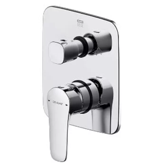 Bộ điều chỉnh nhiệt độ sen tắm Bravat PB8173218CP-2-ENG