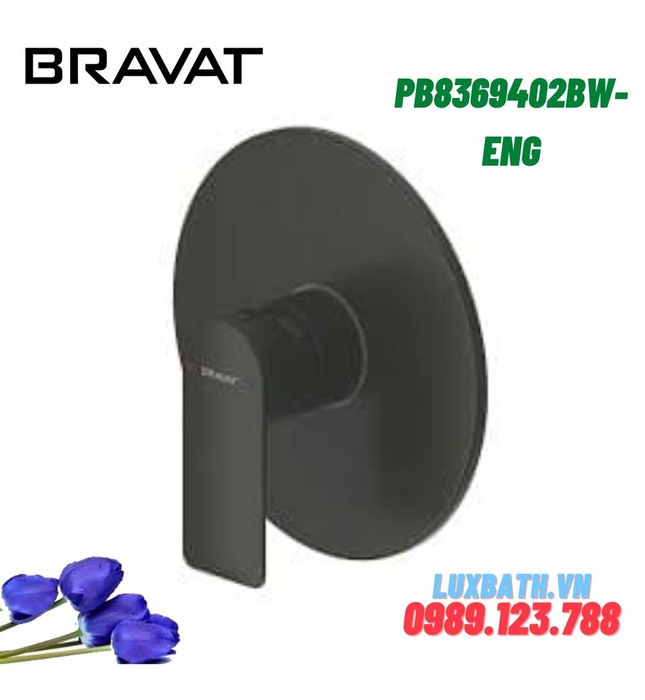 Bộ điều chỉnh nhiệt độ sen tắm Bravat PB8369402BW-ENG