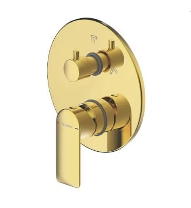 Bộ điều chỉnh nhiệt độ sen tắm Bravat PB8369402RBG-3-ENG