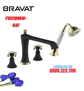Vòi xả bồn tắm gắn bồn cao cấp Bravat F551199BW-BAF