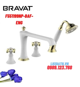 Vòi xả bồn tắm gắn bồn cao cấp Bravat F551199NP-BAF-ENG