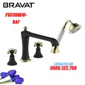 Vòi xả bồn tắm gắn bồn cao cấp Bravat F551199BW-BAF