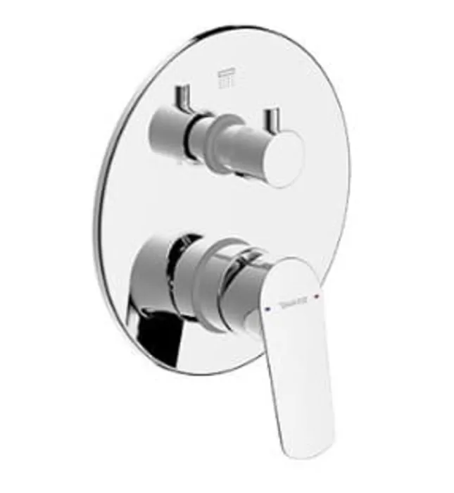 Bộ điều chỉnh nhiệt độ sen tắm Bravat PB8429564CP-2-ENG