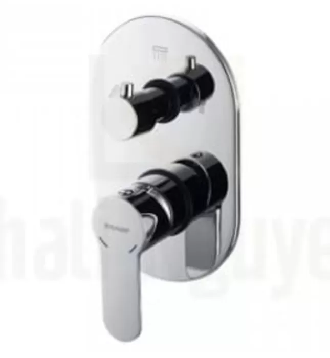 Bộ điều chỉnh nhiệt độ sen tắm Bravat P69191C-2-ENG